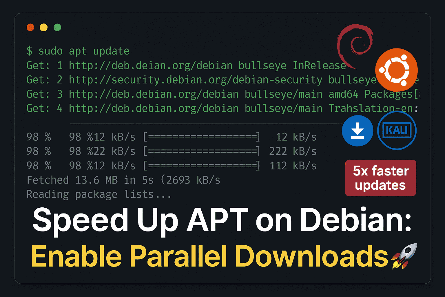 Speed Up APT on Debian: Enable Parallel Downloads