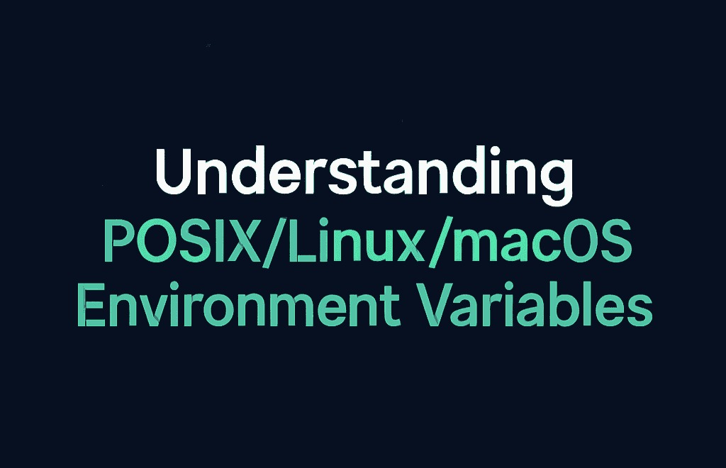 Understanding POSIX/Linux/macOS Environment Variables