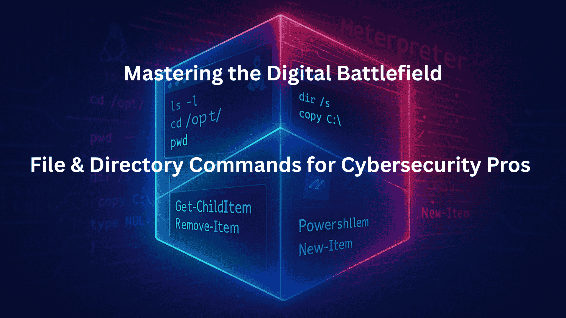 Mastering the Digital Battlefield: File &amp; Directory Commands for Cybersecurity Pros