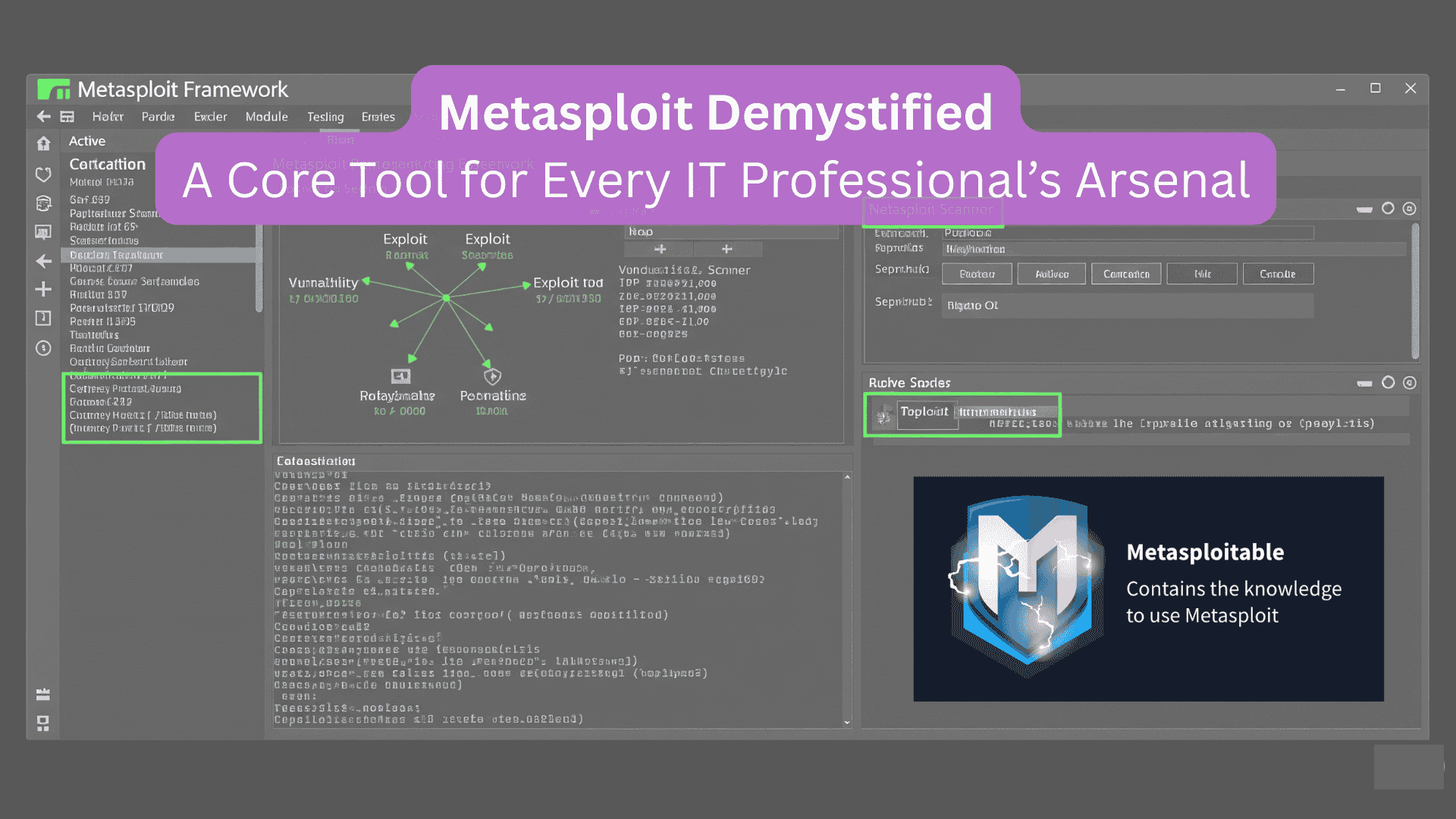 Metasploit Demystified: A Core Tool for Every IT Professional's Arsenal
