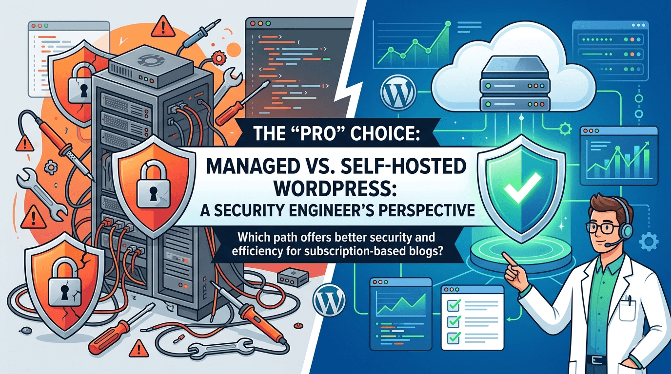 The "Pro" Choice: Managed vs. Self-Hosted WordPress: A Security Engineer’s Perspective