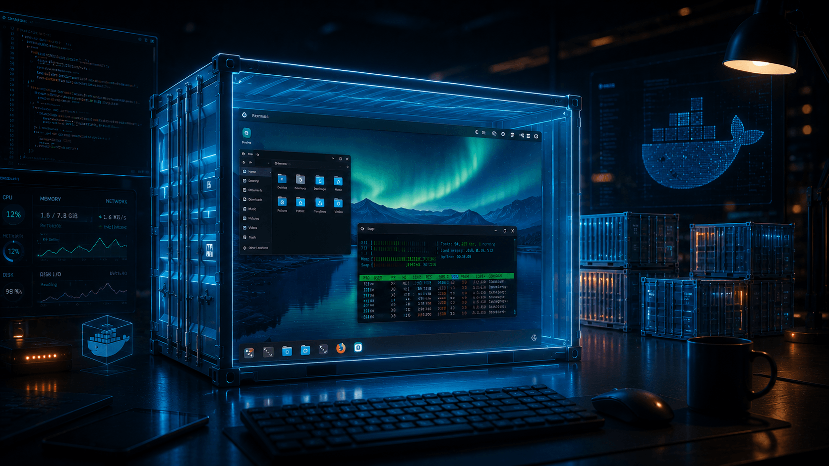 Debian 12 + XFCE in Docker: Practical Desktop Containers for IT Pros