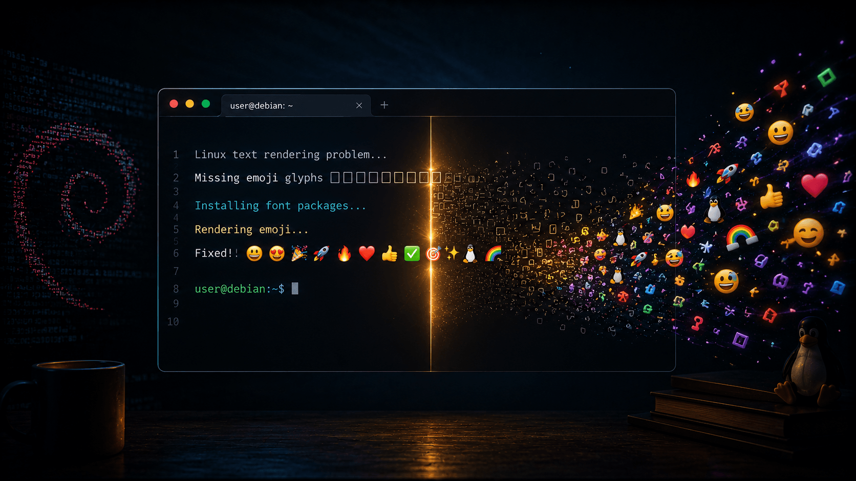 Fixing Missing Emojis in Debian and Other Linux Distros