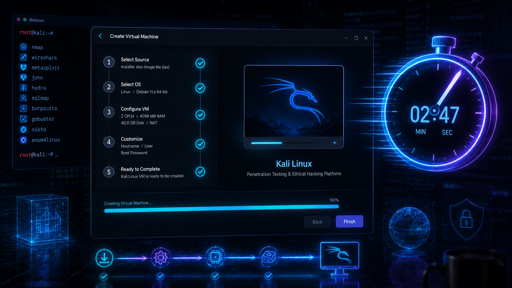 How to Setup Kali Linux in Oracle VirtualBox in Less Than 30 Minutes