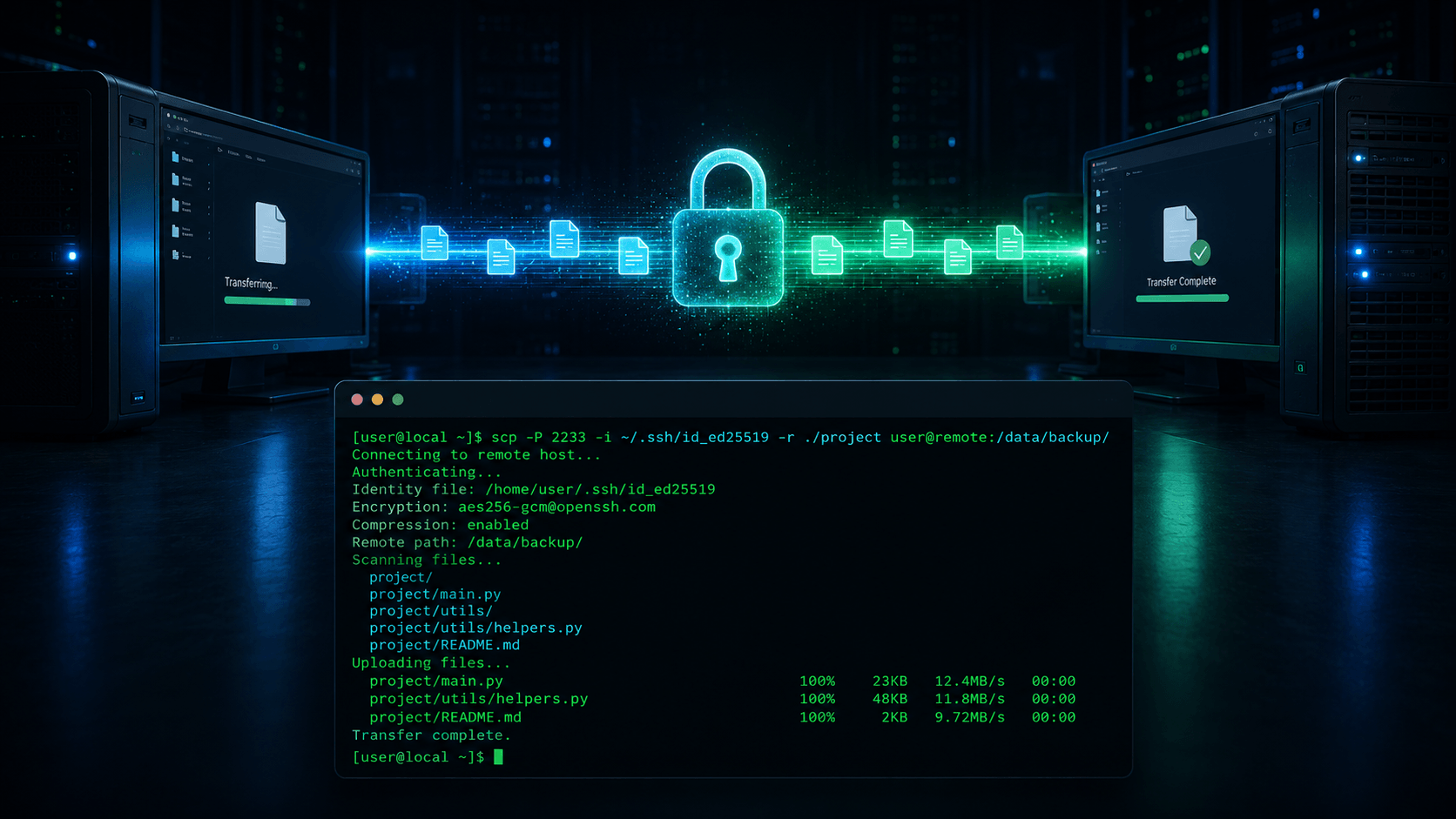 SCP Command Cheatsheet: Your Complete Guide to Secure File Transfer