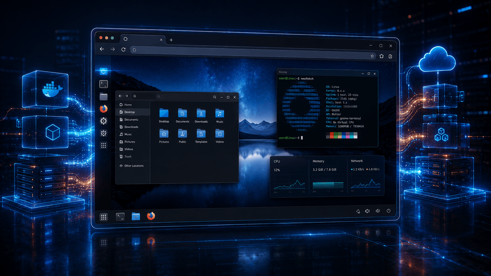 Webtop: A Linux Desktop Environment in Your Browser