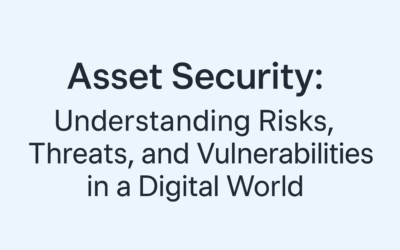 Asset Security: Understanding Risks, Threats, and Vulnerabilities in a Digital World