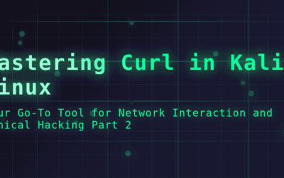 Mastering Curl in Kali Linux: Your Go-To Tool for Network Interaction and Ethical Hacking Part 2