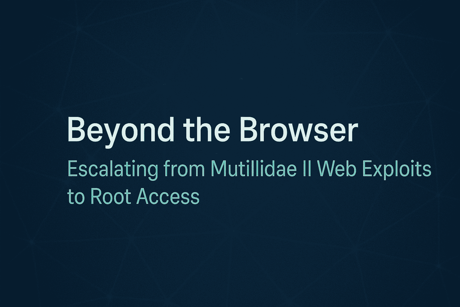 Beyond the browser