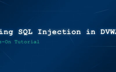 Testing SQL Injection in DVWA: A Hands-On Tutorial