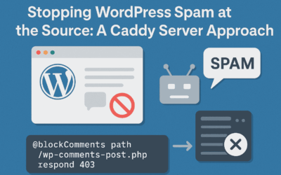 Stopping WordPress Spam at the Source: A Caddy Server Approach
