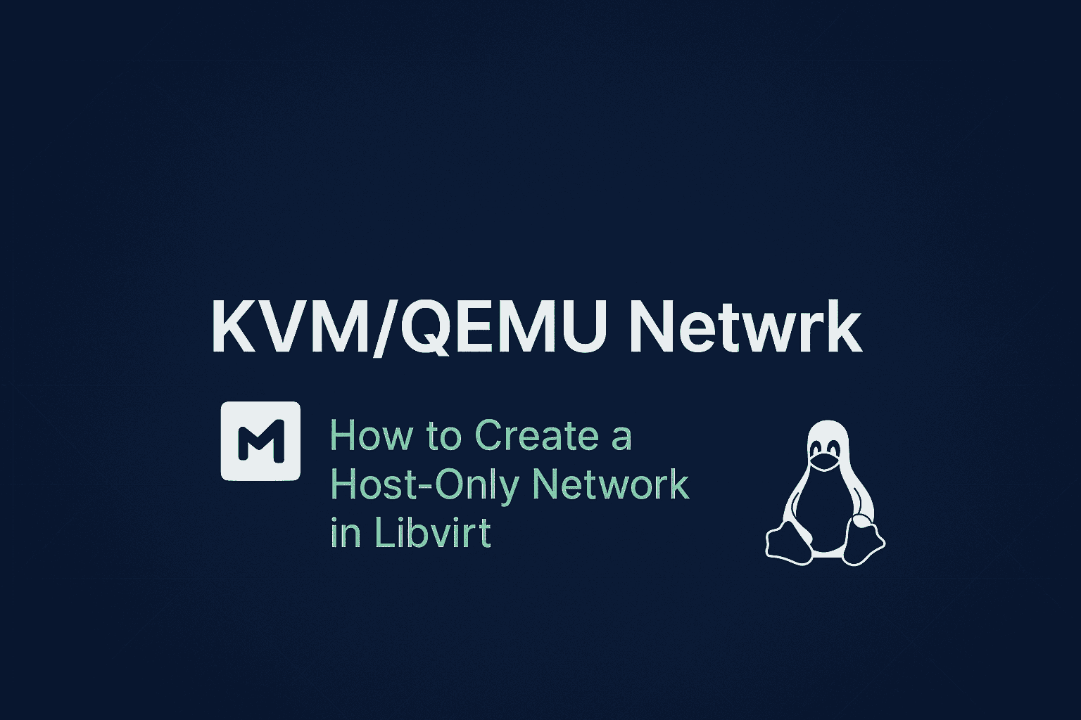 libvirt host only