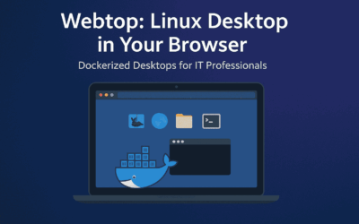 Webtop: A Linux Desktop Environment in Your Browser